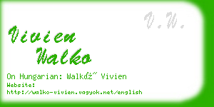 vivien walko business card